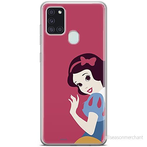 ERT GROUP mobiltelefonfodral för Samsung A21s originalt och officiellt licensierat Disney mönster Snow White 006 optimalt anpassad till formen på mobiltelefonen, fodral tillverkad av TPU plast 5903040262917