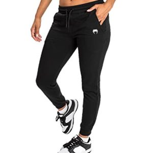 Venum Essential Joggingbyxor för kvinnor, svarta sweatpants, svart, XS 3611441697598 Venum Essential Joggingbyxor för kvinnor, svarta sweatpants, svart, XS 3611441697598