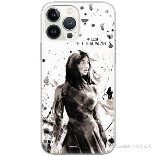 ERT GROUP mobiltelefonfodral för Iphone 13 PRO MAX originalt och officiellt licensierat Marvel mönster Eternals 003 Vit optimalt anpassad, fodral tillverkad av TPU plast 5904805103315