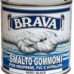 Brava GMN7 Gummi Nagellack svart, 750 ml 8017369104876