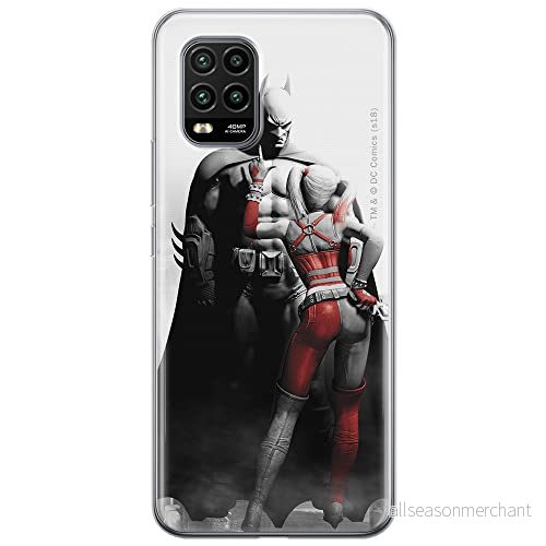 ERT GROUP mobiltelefonfodral för Xiaomi MI 10 LITE originalt och officiellt licensierat DC mönster Batman 012 optimalt anpassad till formen på mobiltelefonen, fodral tillverkad av TPU plast 5903537164656
