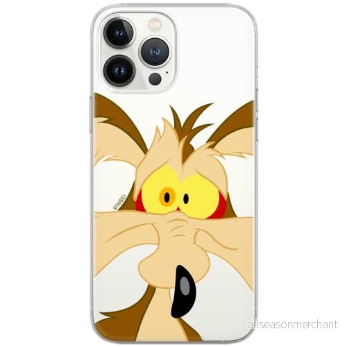ERT GROUP mobiltelefonfodral för Samsung A51 originalt och officiellt licensierat Looney Tunes mönster Coyote 001 Vit optimalt anpassad till formen på mobiltelefonen, gedeeltelijk transparant 5903537532189