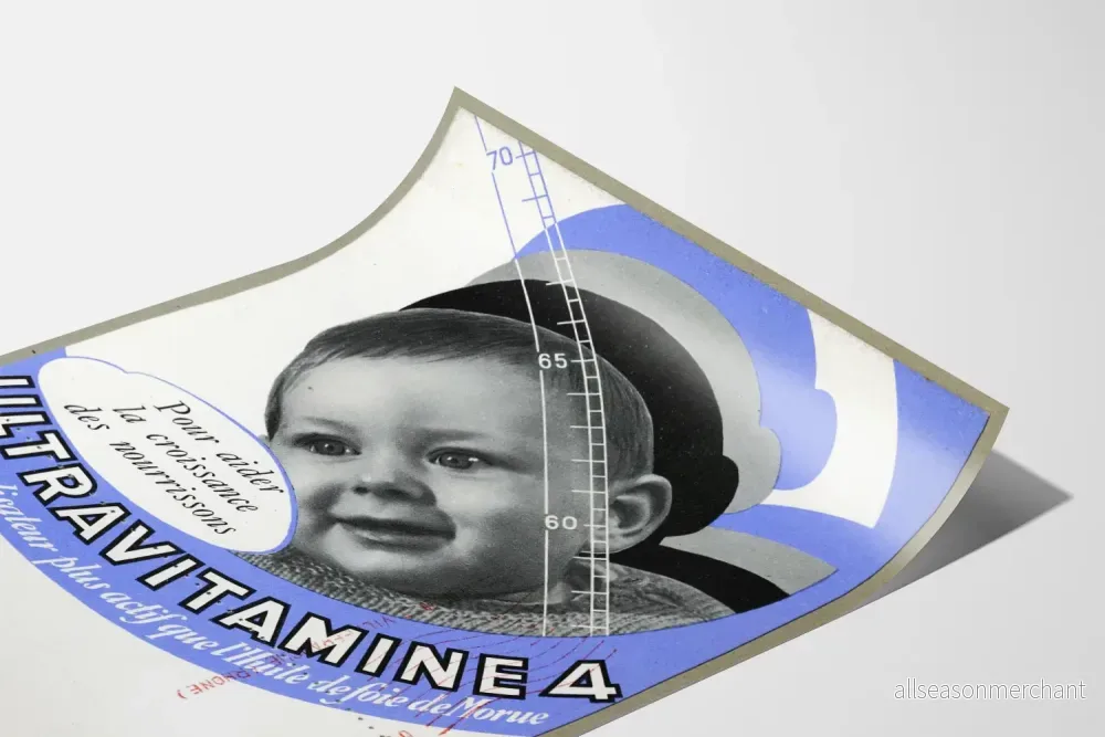 Vintageposter Ultravitamine 4 för spädbarns tillväxt - Bild 3