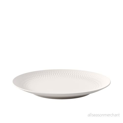 Villeroy och Boch Manufacture Collier Blanc centerpiece, bordstillbehör för festligt dekorerade tavlan, premium porslin, handtvätt, vit 4003686389847