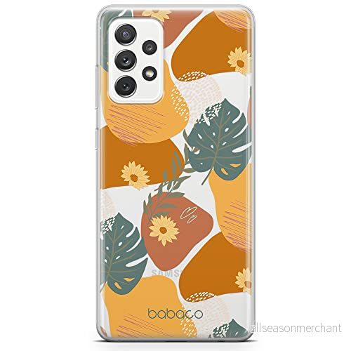 ERT GROUP mobiltelefonfodral för Samsung A73 5G originalt och officiellt licensierat Babaco mönster Plants 008 optimalt anpassad till formen på mobiltelefonen, gedeeltelijk transparant 5904805517976