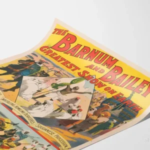 Vintageposter Barnum and Bailey Greatest Show on Earth - Retro väggdekoration - Bild 3
