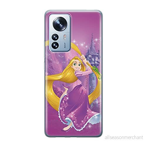 ERT GROUP mobiltelefonfodral för Xiaomi 12 / 12X originalt och officiellt licensierat Disney mönster Rapunzel & Pascal 003 anpassad till formen på mobiltelefonen, fodral tillverkad av TPU plast 5905511476250