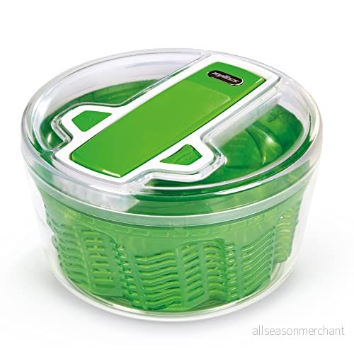Zyliss E940013 Swift Dry Salladsskruvmejsel, Stor, 6L, plast, vit, användbar som salladsskål, BPA fri, AquaVent teknik, 5 års garanti 5011268842221