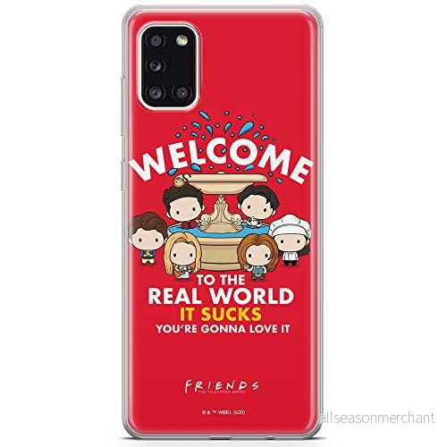 ERT GROUP mobiltelefonfodral för Samsung A31 originalt och officiellt licensierat Friends mönster 005 optimalt anpassad till formen på mobiltelefonen, fodral tillverkad av TPU plast 5903932264555
