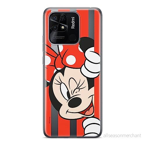 ERT GROUP mobiltelefonfodral för Xiaomi REDMI 10C originalt och officiellt licensierat Disney mönster Minnie 059 optimalt anpassad till formen på mobiltelefonen, gedeeltelijk transparant 5905511542139