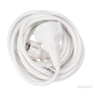 PEREL EC05 G förlängningskabel, längd 5 m, vit 142044 5410329432003 PEREL EC05 G förlängningskabel, längd 5 m, vit 142044 5410329432003