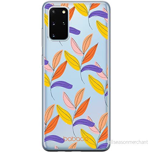 ERT GROUP mobiltelefonfodral för Samsung S20 PLUS / S11 originalt och officiellt licensierat Babaco mönster Plants 007 Vit optimalt anpassad till formen på mobiltelefonen, gedeeltelijk transparant 5903932568998