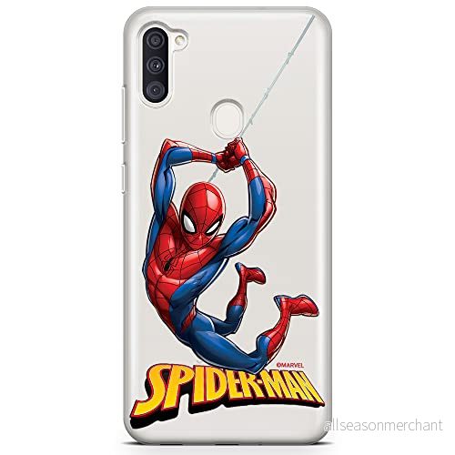 ERT GROUP mobiltelefonfodral för Samsung A03S originalt och officiellt licensierat Marvel mönster Spider Man 019 optimalt anpassad till formen på mobiltelefonen, gedeeltelijk transparant 5904805205927