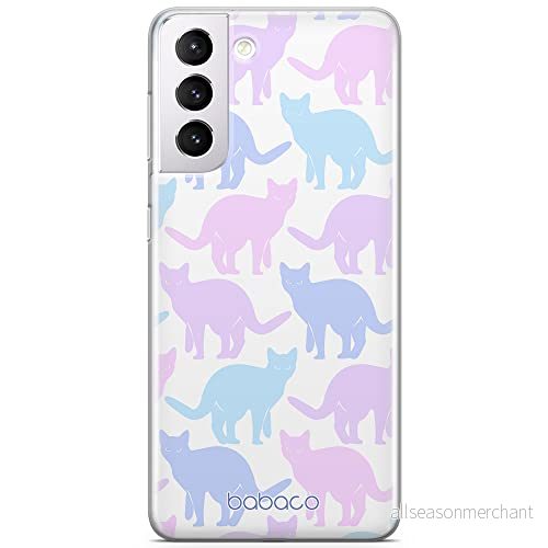 ERT GROUP mobiltelefonfodral för Samsung S21 PLUS originalt och officiellt licensierat Babaco mönster Cats 011 optimalt anpassad till formen på mobiltelefonen, fodral tillverkad av TPU plast 5905131054289