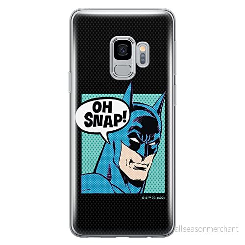 ERT GROUP mobiltelefonfodral för Samsung S9 originalt och officiellt licensierat DC mönster Batman 038 optimalt anpassad till formen på mobiltelefonen, fodral tillverkad av TPU plast 5905131549037