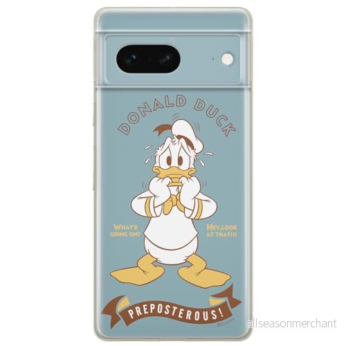 ERT GROUP mobiltelefonfodral för Google PIXEL 7 originalt och officiellt licensierat Disney mönster Donald 004 optimalt anpassad till formen på mobiltelefonen, fodral tillverkad av TPU plast 5905795156497