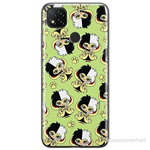 ERT GROUP mobiltelefonfodral för Xiaomi REDMI 9C originalt och officiellt licensierat Disney mönster Cruella 007 optimalt anpassad till formen på mobiltelefonen, fodral tillverkad av TPU plast 5905131494955