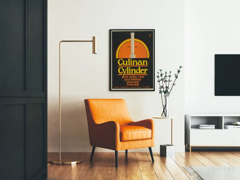 Vintageaffisch Culian Cylinder – Poster för industriell inredning - Bild 2