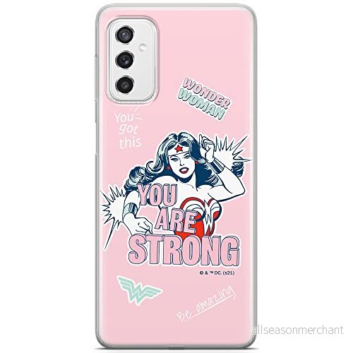 ERT GROUP mobiltelefonfodral för Samsung M52 5G originalt och officiellt licensierat DC mönster Wonder Woman 025 optimalt anpassad till formen på mobiltelefonen, fodral tillverkad av TPU plast 5904805493348