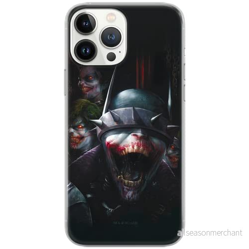 ERT GROUP mobiltelefonfodral för Samsung S10 originalt och officiellt licensierat DC mönster Batman Who Laughs 003 Vit optimalt anpassad till formen på mobiltelefonen, fodral tillverkad av TPU plast 5902980682458