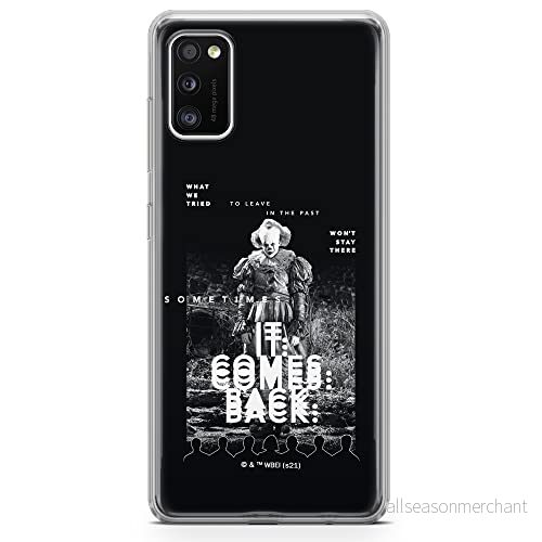 ERT GROUP mobiltelefonfodral för Samsung A41 originalt och officiellt licensierat Horror mönster It 017 optimalt anpassad till formen på mobiltelefonen, fodral tillverkad av TPU plast 5905131992161