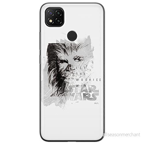 ERT GROUP mobiltelefonfodral för Xiaomi REDMI 9C originalt och officiellt licensierat Star Wars mönster Chewbacca 004 optimalt anpassad till formen på mobiltelefonen, fodral tillverkad av TPU plast 5903040284407