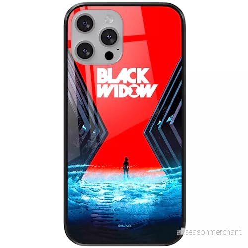 ERT GROUP mobiltelefonfodral för Apple Iphone 13 MINI originalt och officiellt licensierat Marvel mönster Black Widow 001 tillverkad av härdat glas, skyddsfodral 5904805881947