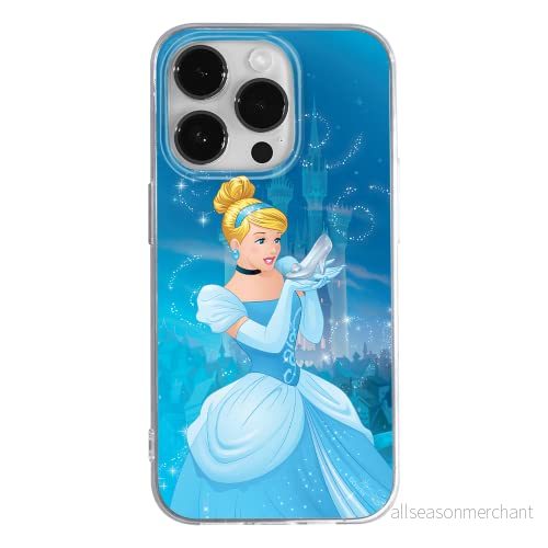 ERT GROUP mobiltelefonfodral för Apple Iphone 14 PRO MAX originalt och officiellt licensierat Disney mönster Cindrella 001 anpassad till formen på mobiltelefonen, fodral tillverkad av TPU plast 5905131941435
