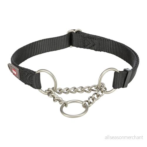Trixie Premium semi choke L XL: 45 70 cm/25 mm black 4011905202914