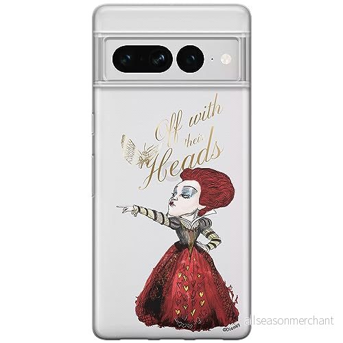 ERT GROUP mobiltelefonfodral för Google PIXEL 7 PRO originalt och officiellt licensierat Disney mönster Alice & Friends 002 optimalt anpassad till formen på mobiltelefonen, gedeeltelijk transparant 5905795162276