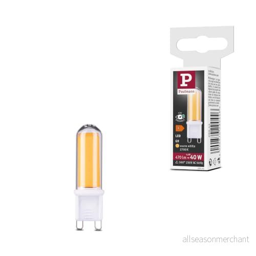 Pauleen LED-stiftlampa G9 4,6 W 2700 K Klar 4000870290446