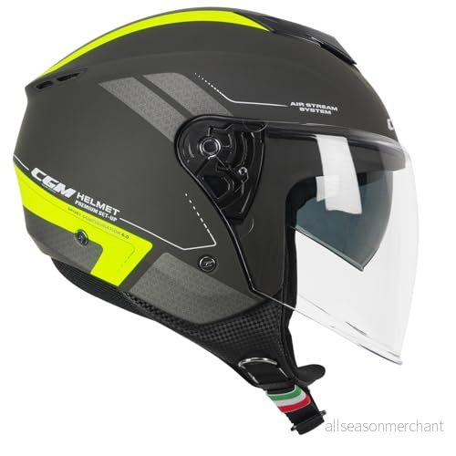 CGM 126G IPER CITY grafit Neongul, matt hjälm, XXL (61 cm) 8056893597884