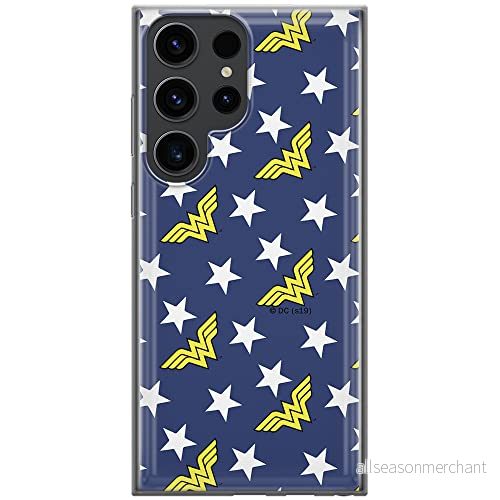 ERT GROUP mobiltelefonfodral för Samsung S23 ULTRA originalt och officiellt licensierat DC mönster Wonder Woman 007 optimalt anpassad till formen på mobiltelefonen, fodral tillverkad av TPU plast 5905511464844