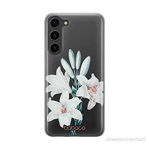 ERT GROUP mobiltelefonfodral för Samsung S23 originalt och officiellt licensierat Babaco mönster Flowers 039 optimalt anpassad till formen på mobiltelefonen, gedeeltelijk transparant 5905511430405
