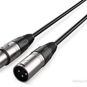 Audibax Silver XLR kabel hane till hona längd 15 meter OFC kontakter med hög signalöverföring PVC beläggning maximal isolering diameter 6 mm svart färg 643415971406 Audibax Silver XLR kabel hane till hona längd 15 meter OFC kontakter med hög signalöverföring PVC beläggning maximal isolering diameter 6 mm svart färg 643415971406