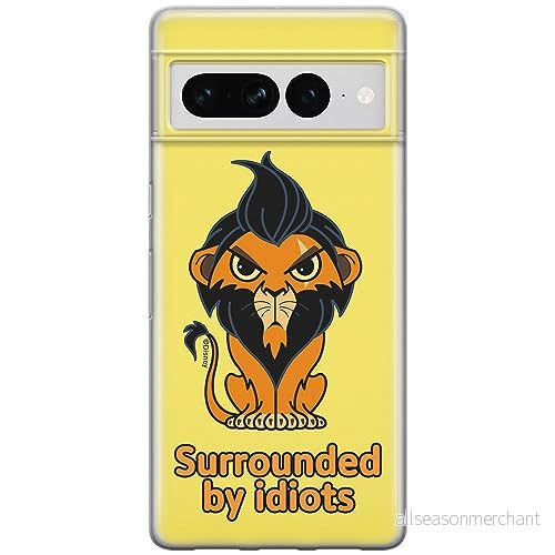 ERT GROUP mobiltelefonfodral för Google PIXEL 7 PRO originalt och officiellt licensierat Disney mönster Scar 001 optimalt anpassad till formen på mobiltelefonen, fodral tillverkad av TPU plast 5905795173050