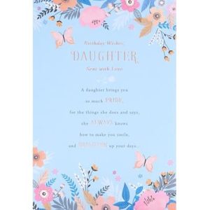Brittiska hälsningar födelsedagskort för dotter blommig kärleksfull design tänker på dig sortiment 5034934578286 Brittiska hälsningar födelsedagskort för dotter blommig kärleksfull design tänker på dig sortiment 5034934578286