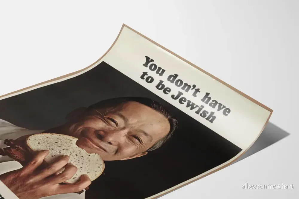 Vintage reklamposter Levy's äkta judiska rågbröd - Bild 3