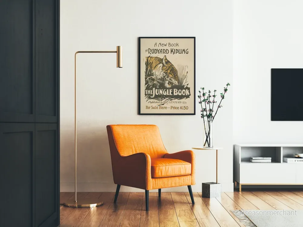 Vintageposter av Boken Djungelboken av Rudyard Kipling - Bild 2