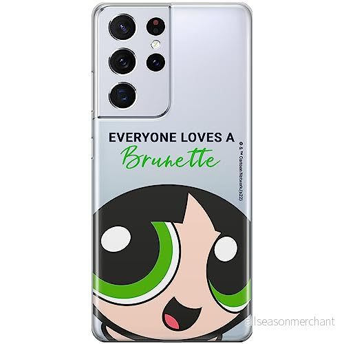 ERT GROUP mobiltelefonfodral för Samsung S21 ULTRA originalt och officiellt licensierat The Powerpuff Girls mönster 013, gedeeltelijk transparant 5905511962289