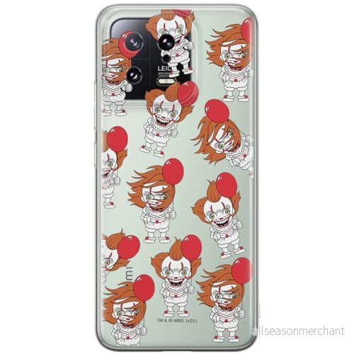 ERT GROUP mobiltelefonfodral för Xiaomi 13 originalt och officiellt licensierat Horror mönster It 007 optimalt anpassad till formen på mobiltelefonen, gedeeltelijk transparant 5905511910518