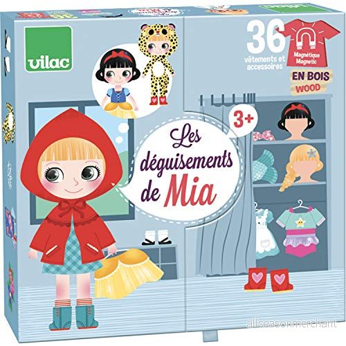 Vilac Les déguisements de MIA Docktillbehör Fashion, Multifärg (2802) 3048700028020