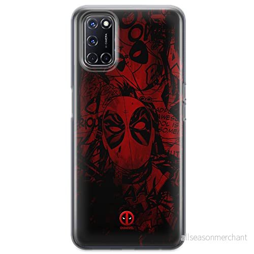 ERT GROUP mobiltelefonfodral för Oppo A92/ A72/ A52 originalt och officiellt licensierat Marvel mönster Deadpool 001 optimalt anpassad till formen på mobiltelefonen, fodral tillverkad av TPU plast 5903040201558