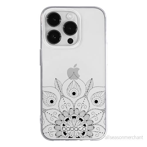 ERT GROUP mobiltelefonfodral för Apple Iphone 14 PRO MAX originalt och officiellt licensierat Babaco mönster Mandalas 008 optimalt anpassad till formen på mobiltelefonen, gedeeltelijk transparant 5905131931825