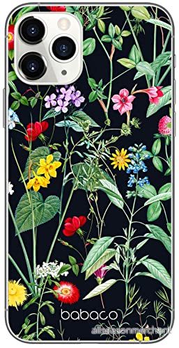 ERT GROUP mobiltelefonfodral för Iphone 11 PRO originalt och officiellt licensierat Babaco mönster Flowers 041 optimalt anpassad till formen på mobiltelefonen, fodral tillverkad av TPU plast 5905131311986