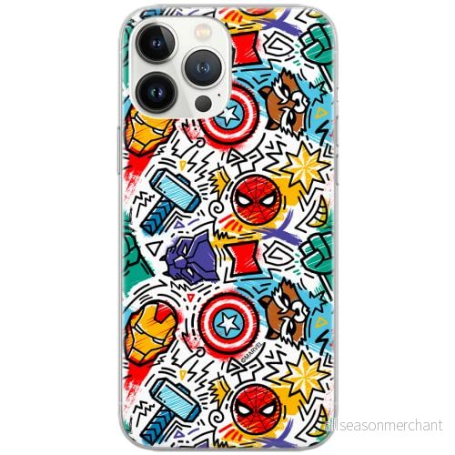 ERT GROUP mobiltelefonfodral för Samsung F62 / M62 originalt och officiellt licensierat Marvel mönster Avengers 027 optimalt anpassad till formen på mobiltelefonen, fodral tillverkad av TPU plast 5904805532733
