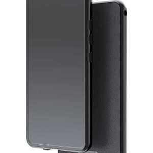 Black Rock Fodral I läder 360 graders glasfodral passar till Samsung Galaxy A53 5G mobilskal, magnetlås, skyddsset (svart med läderbaksida) 4260647335828