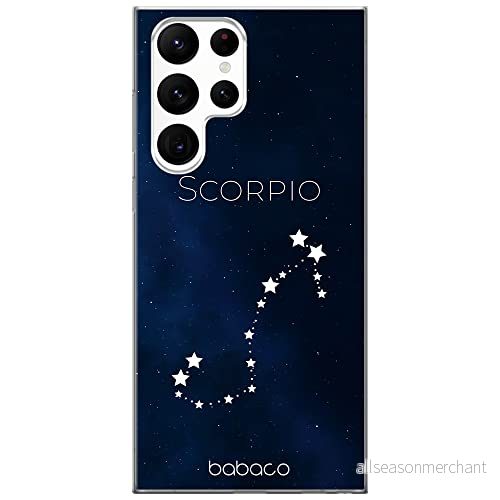 ERT GROUP mobiltelefonfodral för Samsung S22 ULTRA originalt och officiellt licensierat Babaco mönster Zodiac Constellation 008 anpassad till formen på mobiltelefonen, fodral tillverkad av TPU plast 5904805283512