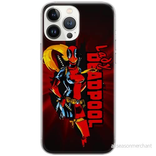 ERT GROUP mobiltelefonfodral för Huawei P30 Lite originalt och officiellt licensierat Marvel mönster Deadpool 009 Vit optimalt anpassad till formen på mobiltelefonen, fodral tillverkad av TPU plast 5902980874259