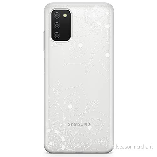 ERT GROUP mobiltelefonfodral för Samsung A03S originalt och officiellt licensierat Babaco mönster Mandalas 003 Vit optimalt anpassad till formen på mobiltelefonen, gedeeltelijk transparant 5904805824777